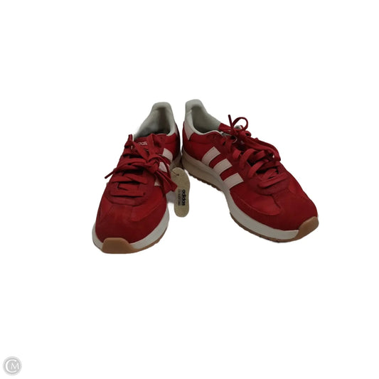 Shoes Athletic By Adidas In Red & White, Size: 10