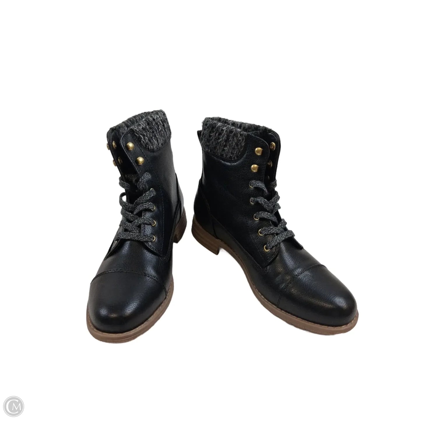 Boots Ankle Heels By Limelight In Black, Size: 8