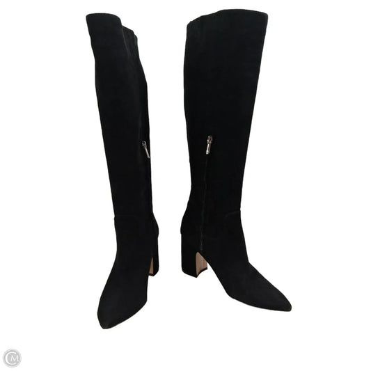 Boots Knee Heels By Sam Edelman In Black, Size: 8.5