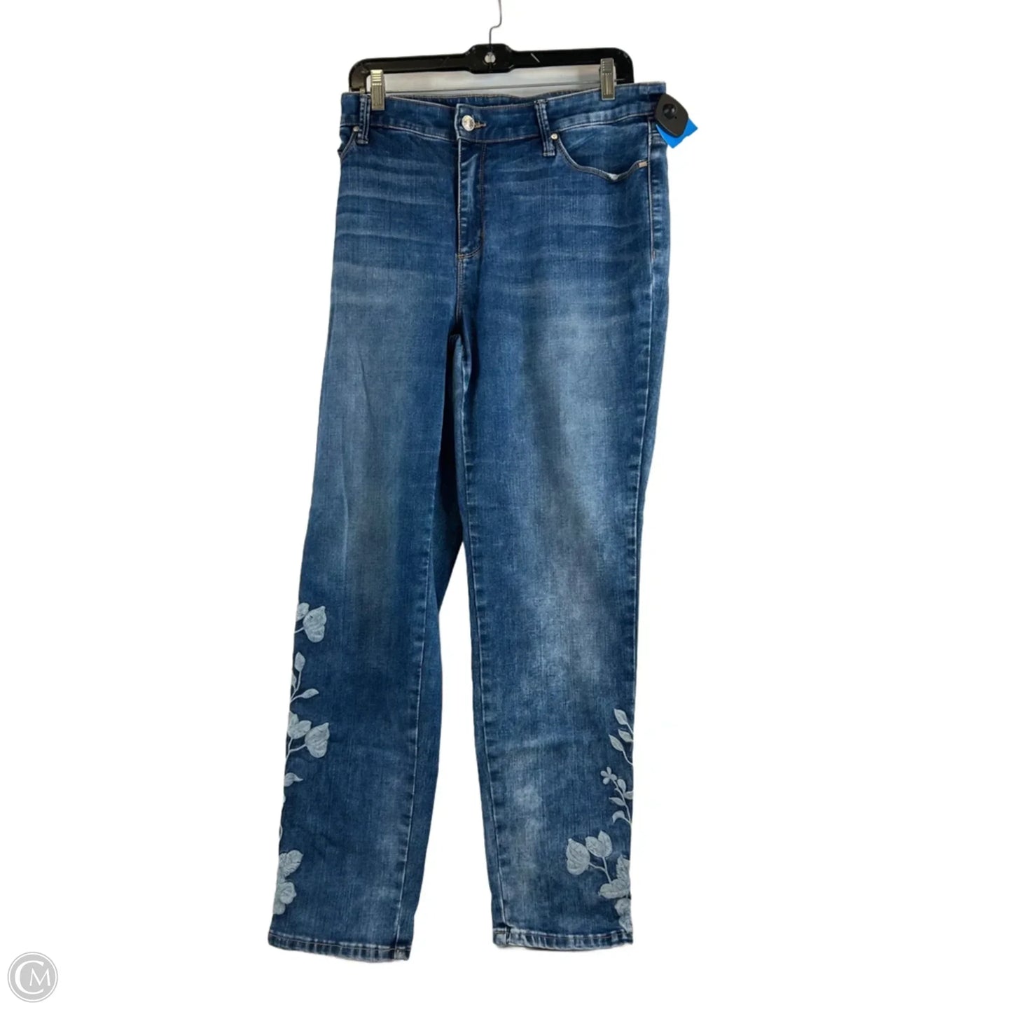 Jeans Jeggings By Chicos In Blue Denim, Size: 14