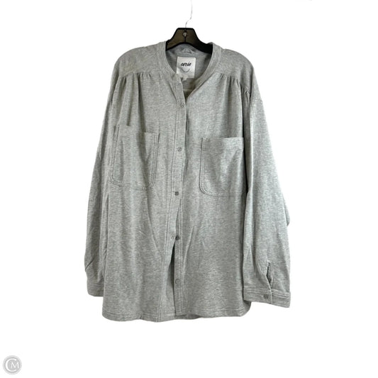 Top Long Sleeve By Aerie In Grey, Size: Xl