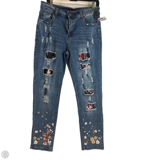 Jeans Straight By Clothes Mentor In Blue Denim, Size: 12