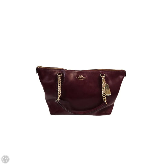 Tote Designer By Coach, Size: Large