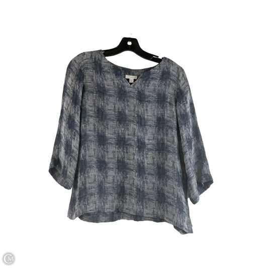Top 3/4 Sleeve By Pure Jill In Blue, Size: Xsp