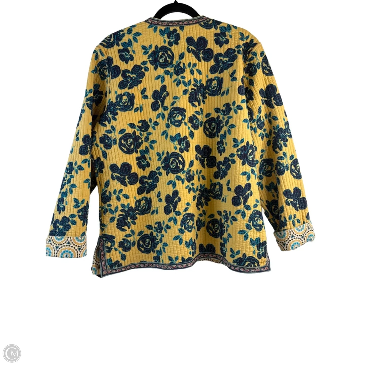 Blazer By Appleseeds In Blue & Yellow, Size: L