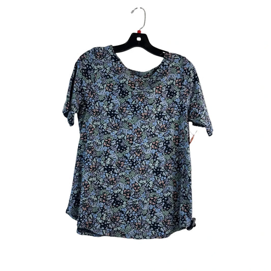 Top Short Sleeve Basic By J. Jill In Blue & Green, Size: S