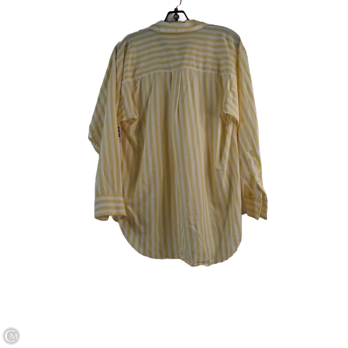 Top Long Sleeve By Loft In Striped Pattern, Size: S