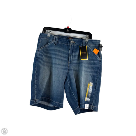 Shorts By Lee In Blue Denim, Size: 12