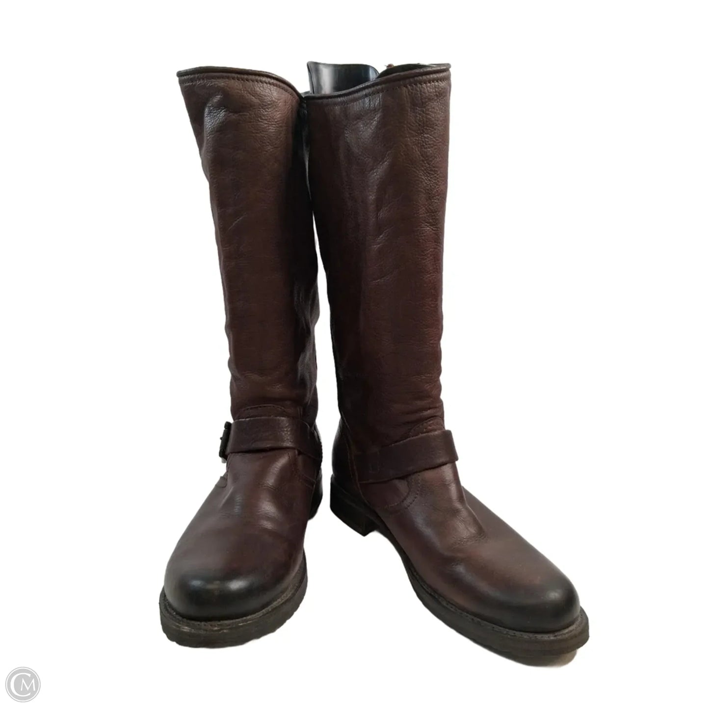 Boots Designer By Frye In Brown, Size: 9