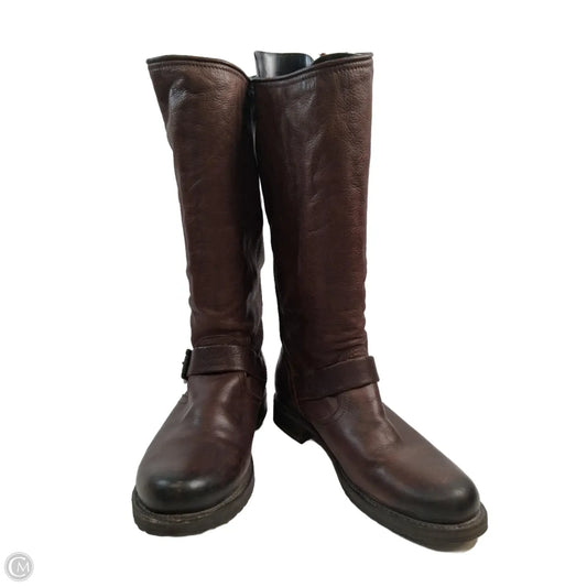 Boots Designer By Frye In Brown, Size: 9