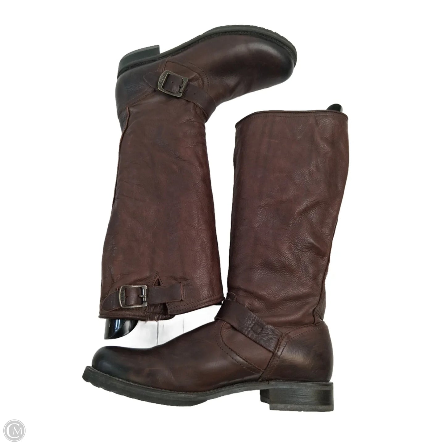 Boots Designer By Frye In Brown, Size: 9