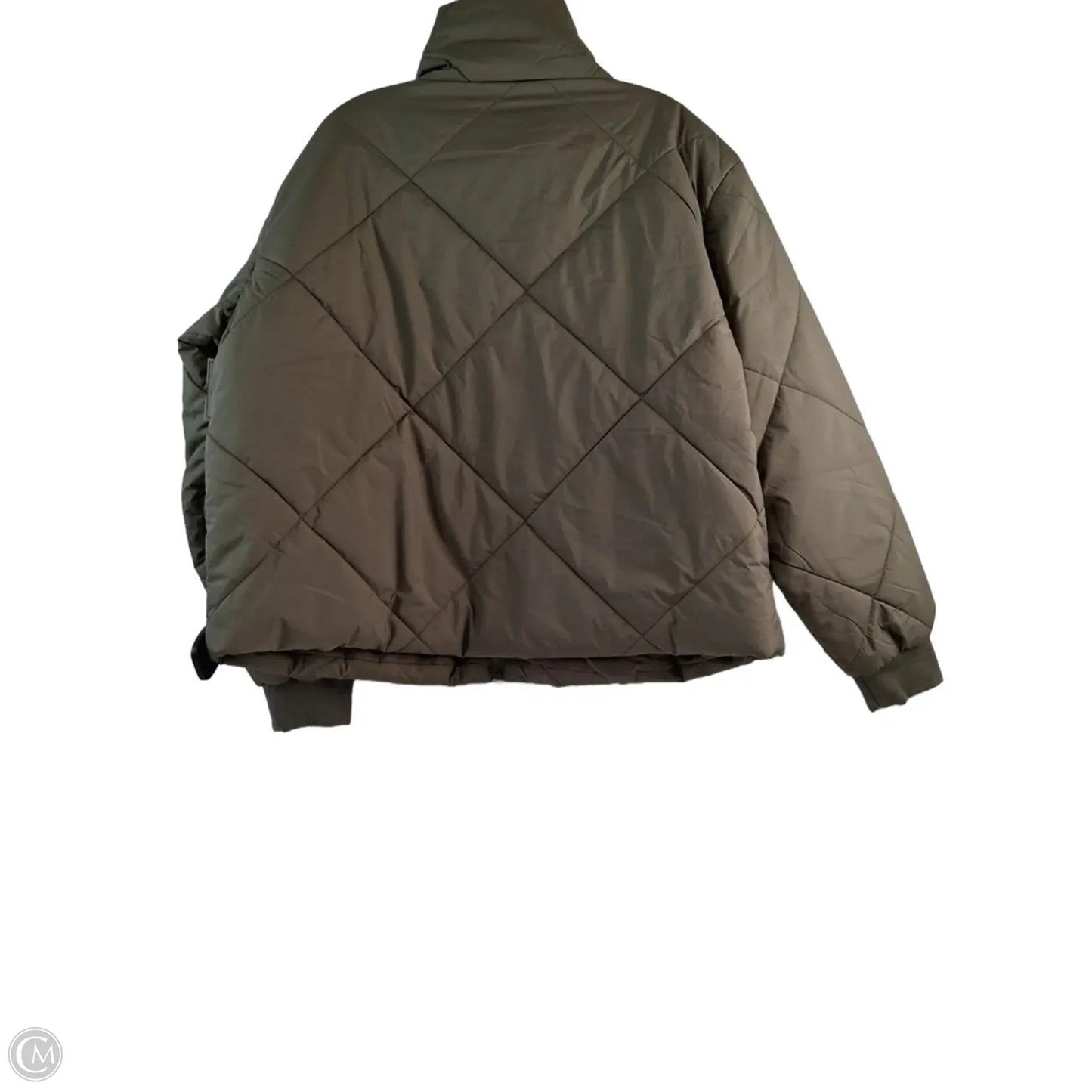 Jacket Puffer & Quilted By Ana In Green, Size: L