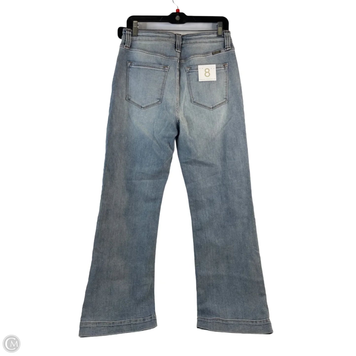 Jeans Flared By Kancan In Blue Denim, Size: 8