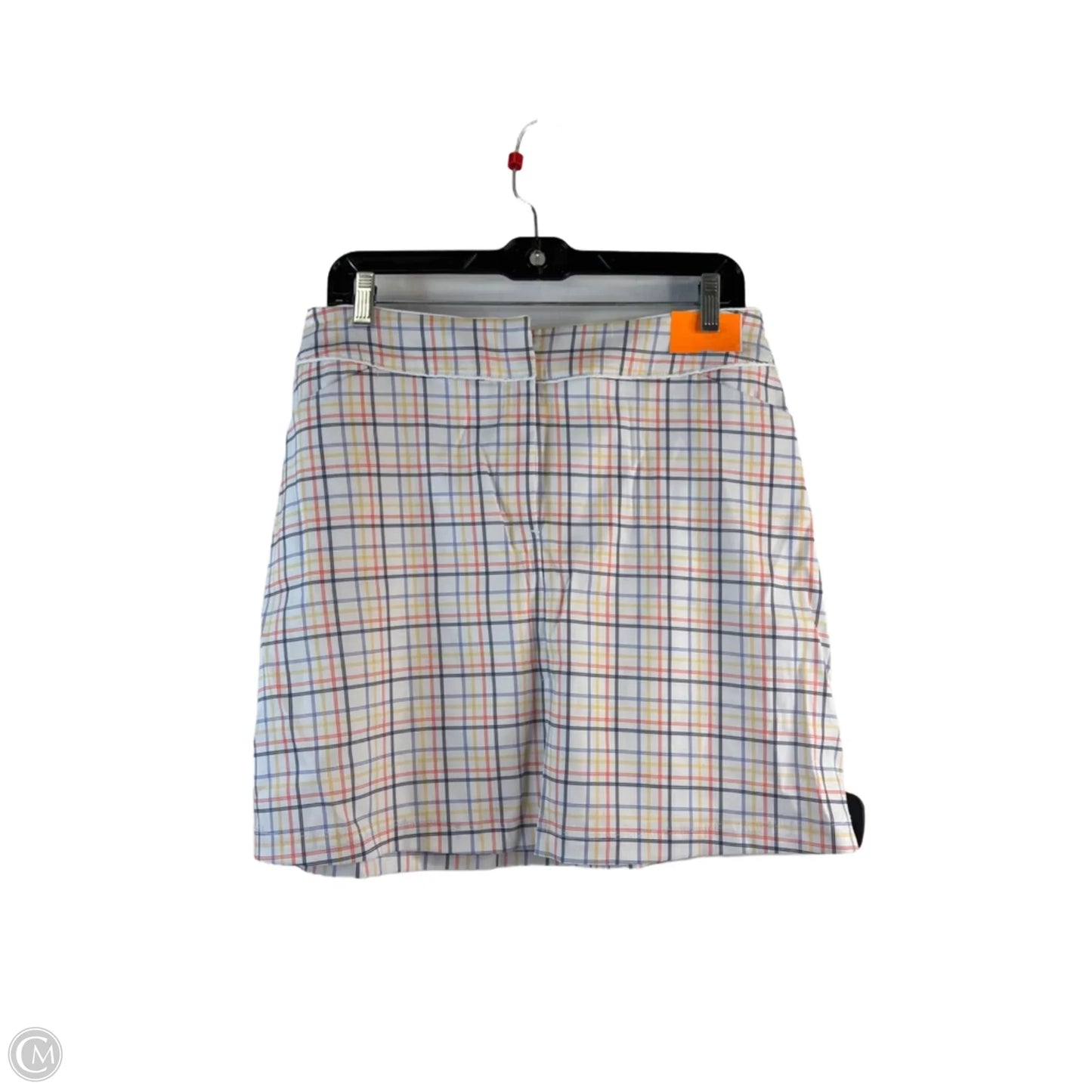 Skort By Tail In Orange & White, Size: 8