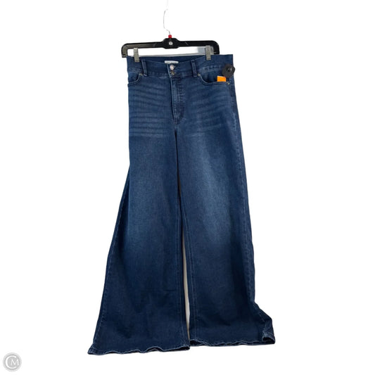 Jeans Wide Leg By Sofia By Sofia Vergara In Blue Denim, Size: 14