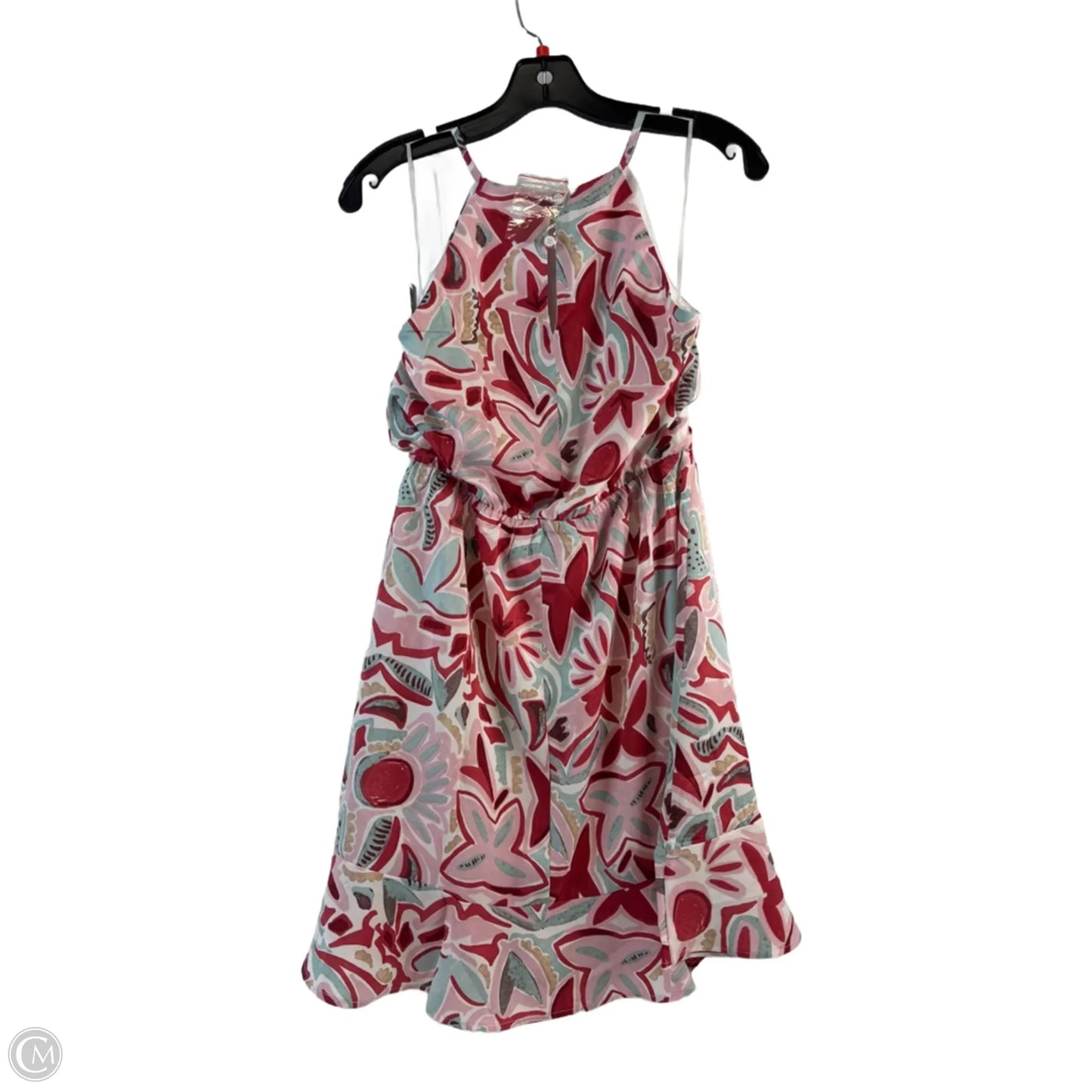 Dress Casual Midi By Clothes Mentor In Pink & Red, Size: S