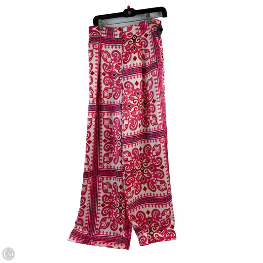 Pants Wide Leg By House Of Harlow In Pink & White, Size: 6