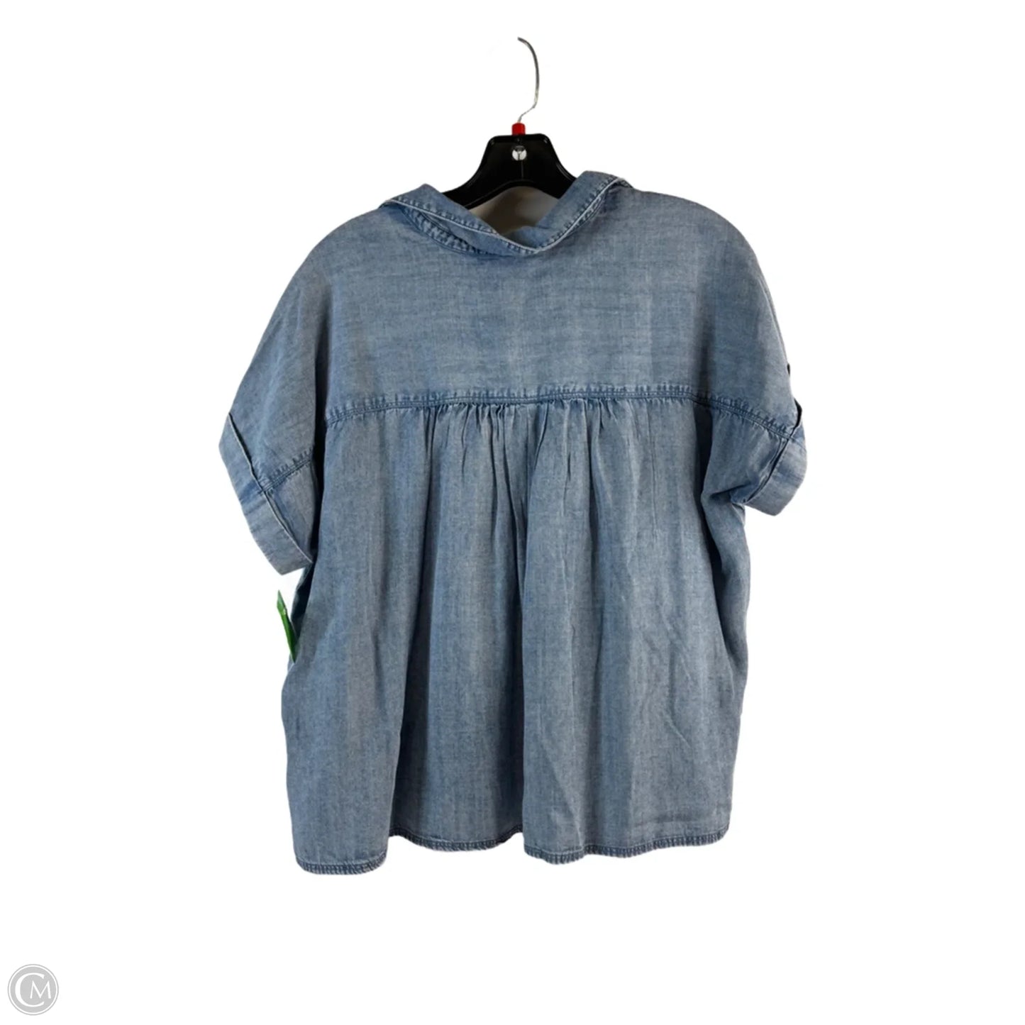 Top Short Sleeve By Splendid In Blue Denim, Size: Xs