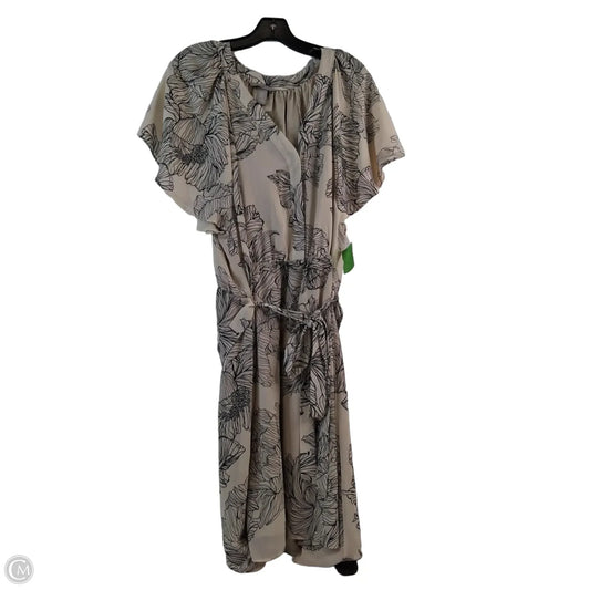 Dress Casual Short By H&m In Black & Cream, Size: Xxl