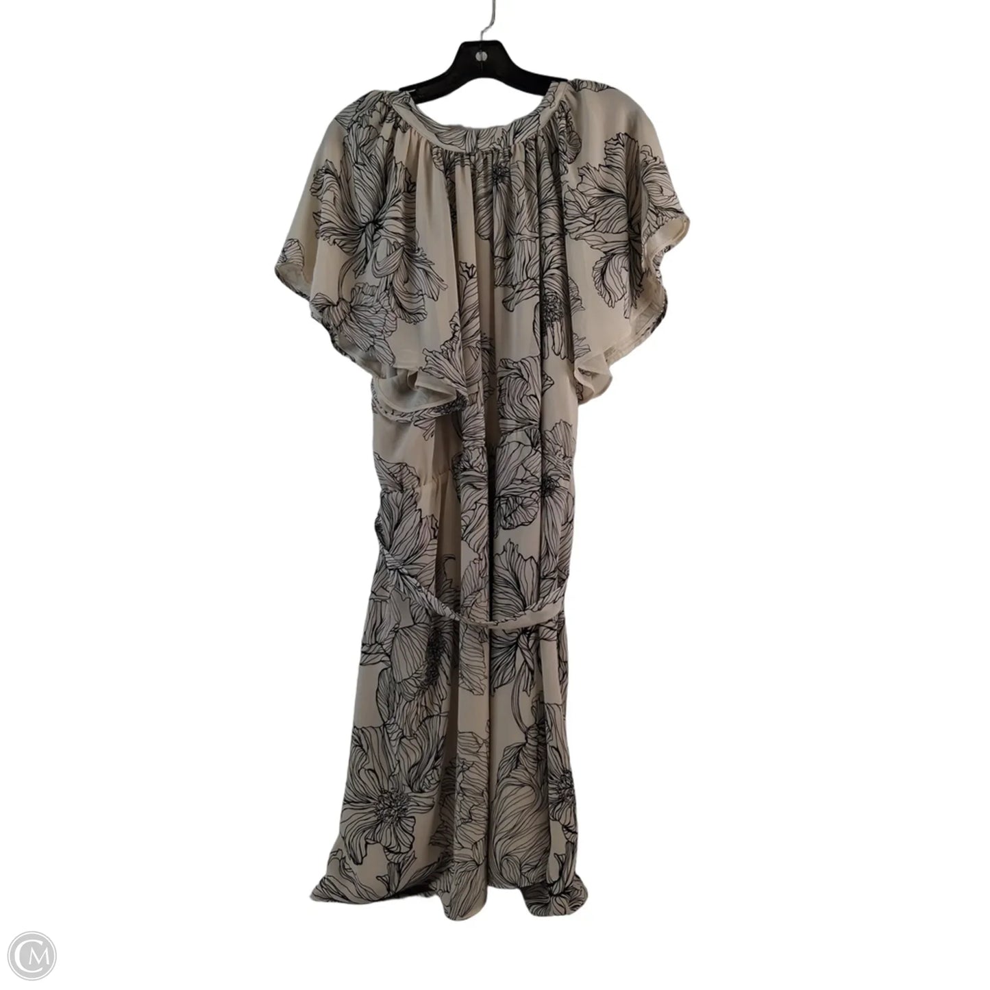 Dress Casual Short By H&m In Black & Cream, Size: Xxl