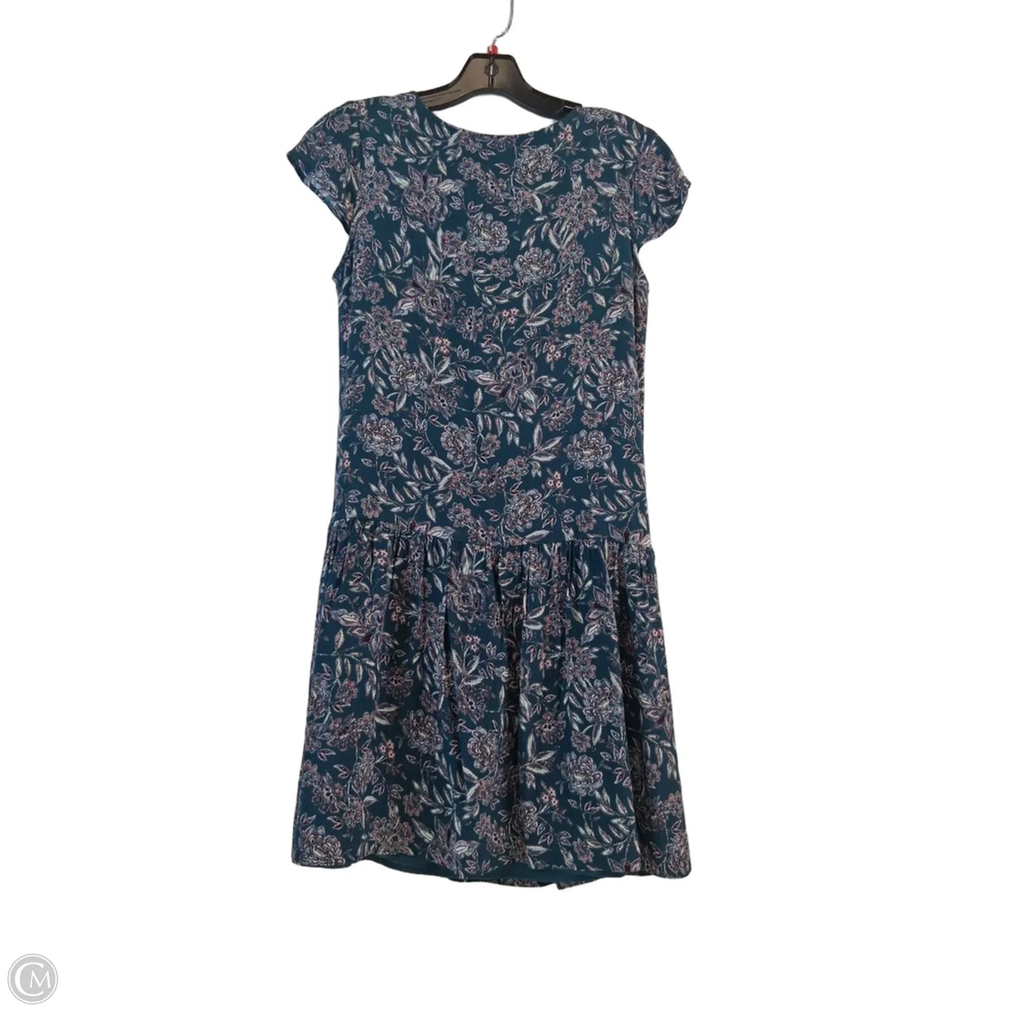 Dress Casual Short By Garnet Hill In Green & Purple, Size: Xs