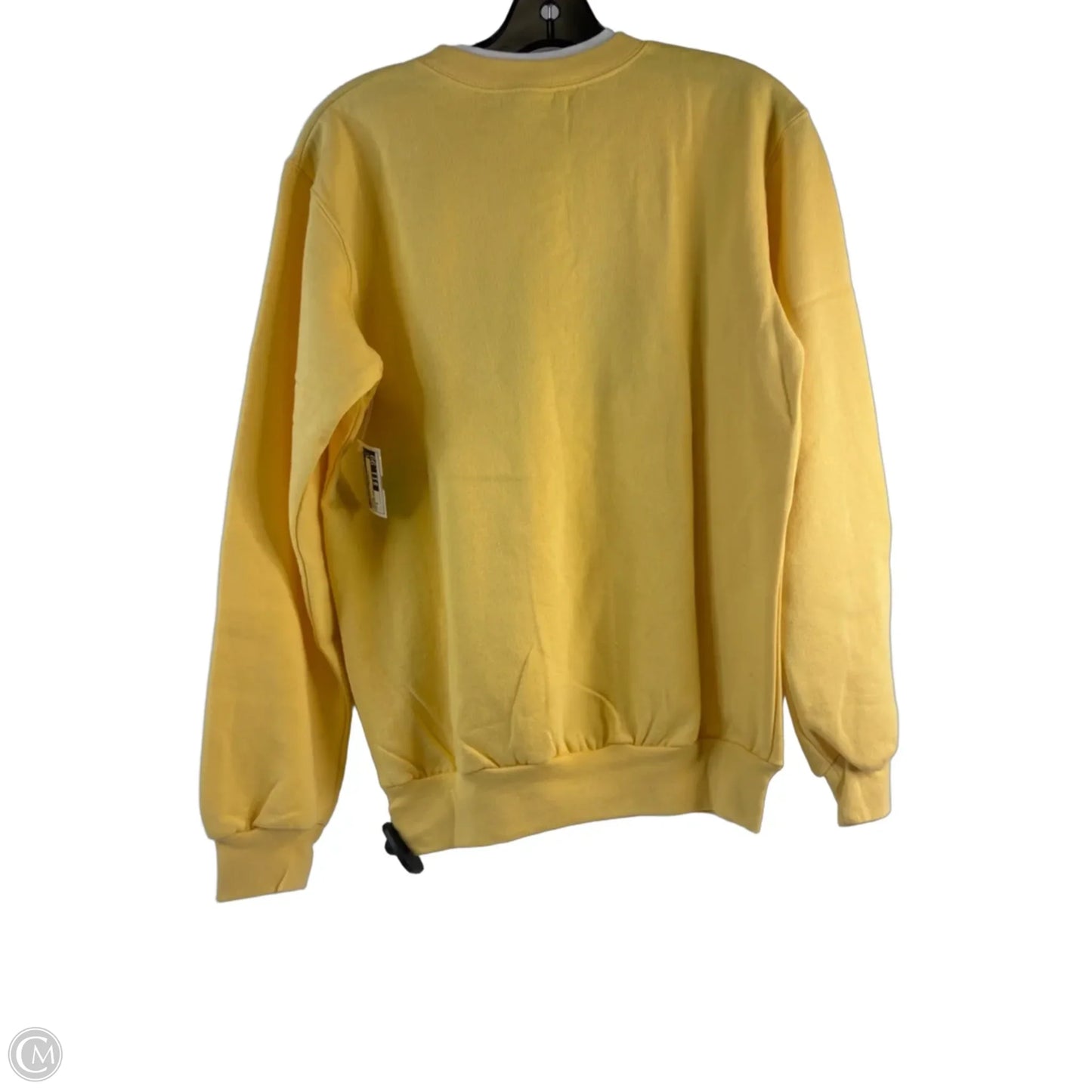 Sweatshirt Crewneck By Clothes Mentor In Yellow, Size: S