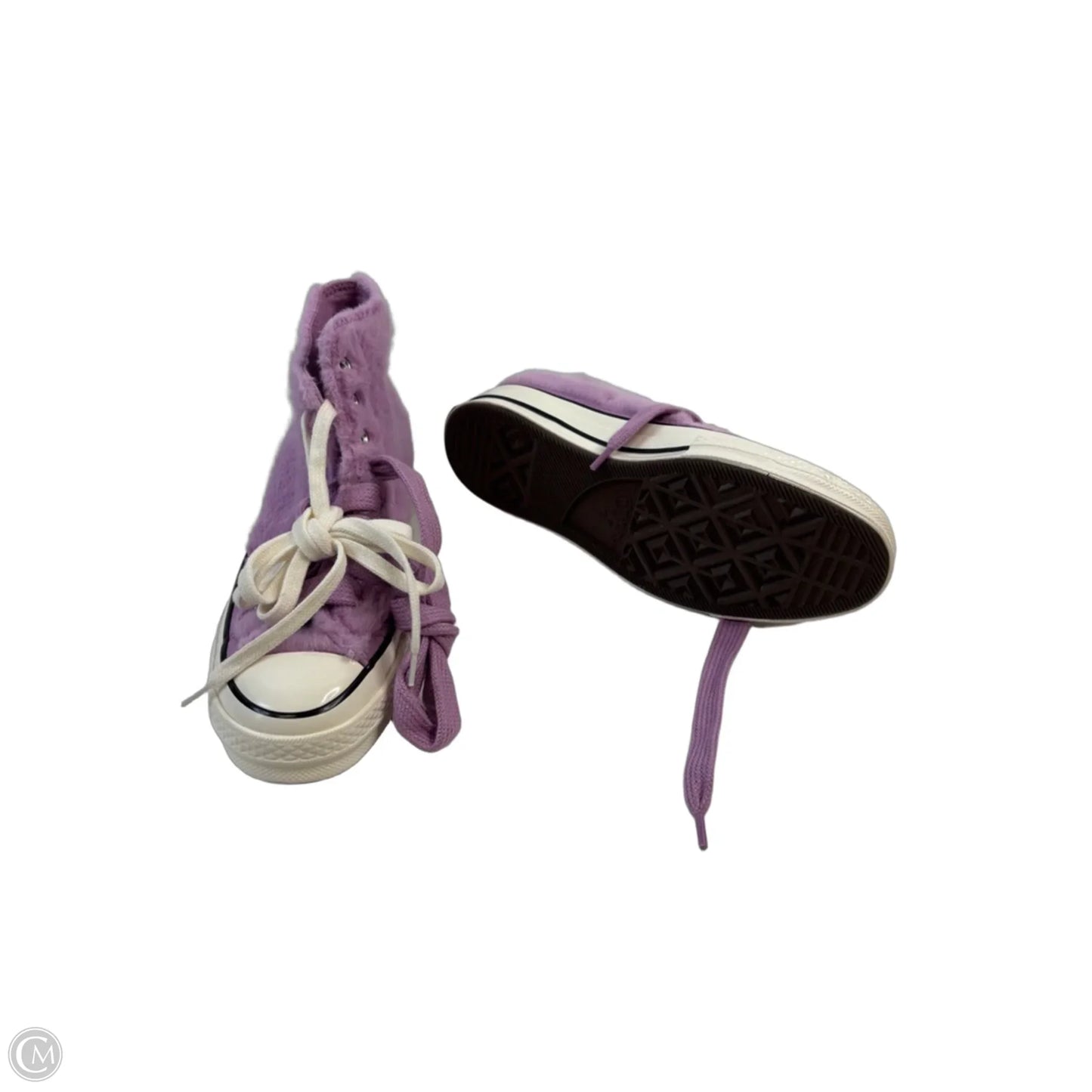 Shoes Sneakers By Converse In Purple & White, Size: 8.5