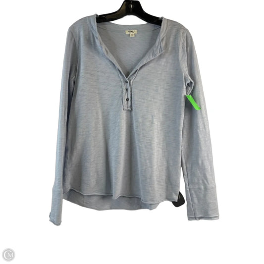 Top Long Sleeve By Dylan In Blue, Size: Xs