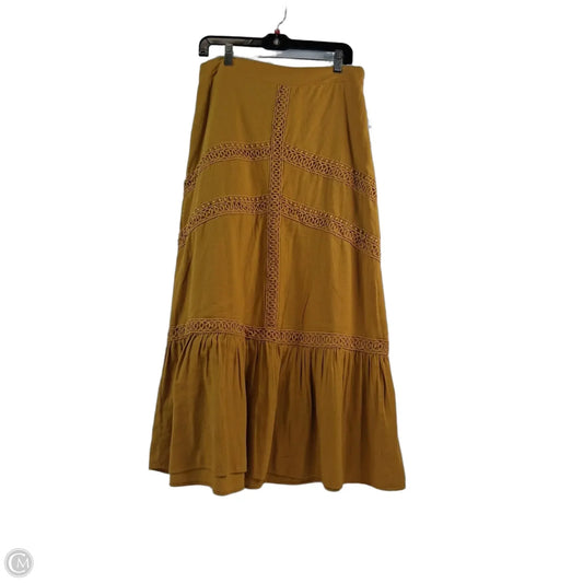 Skirt Maxi By Inc In Yellow, Size: 8