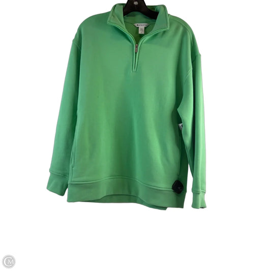 Sweatshirt Collar By Athleta In Green, Size: Sp