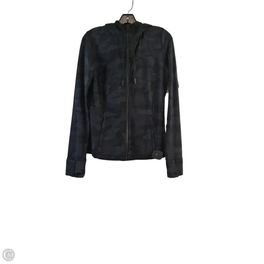 Athletic Jacket By Lululemon In Camouflage Print, Size: M