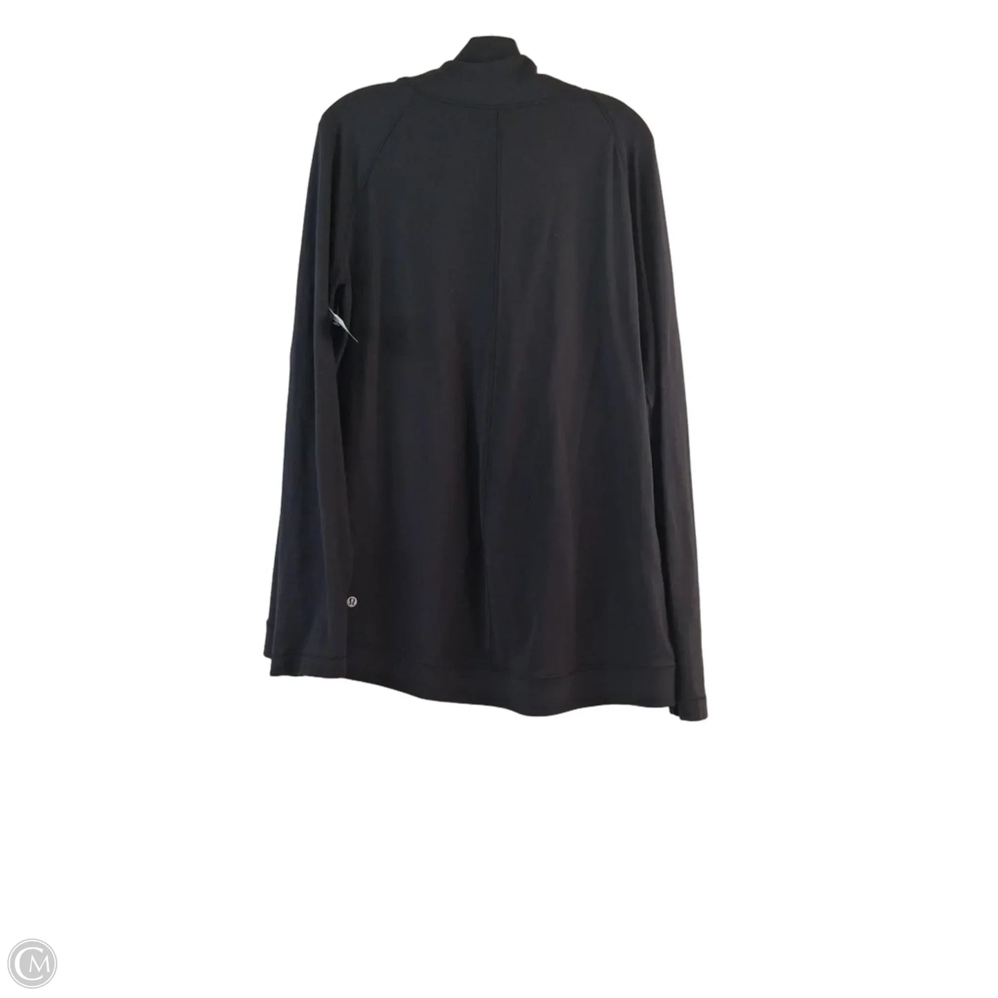 Athletic Jacket By Lululemon In Black, Size: L