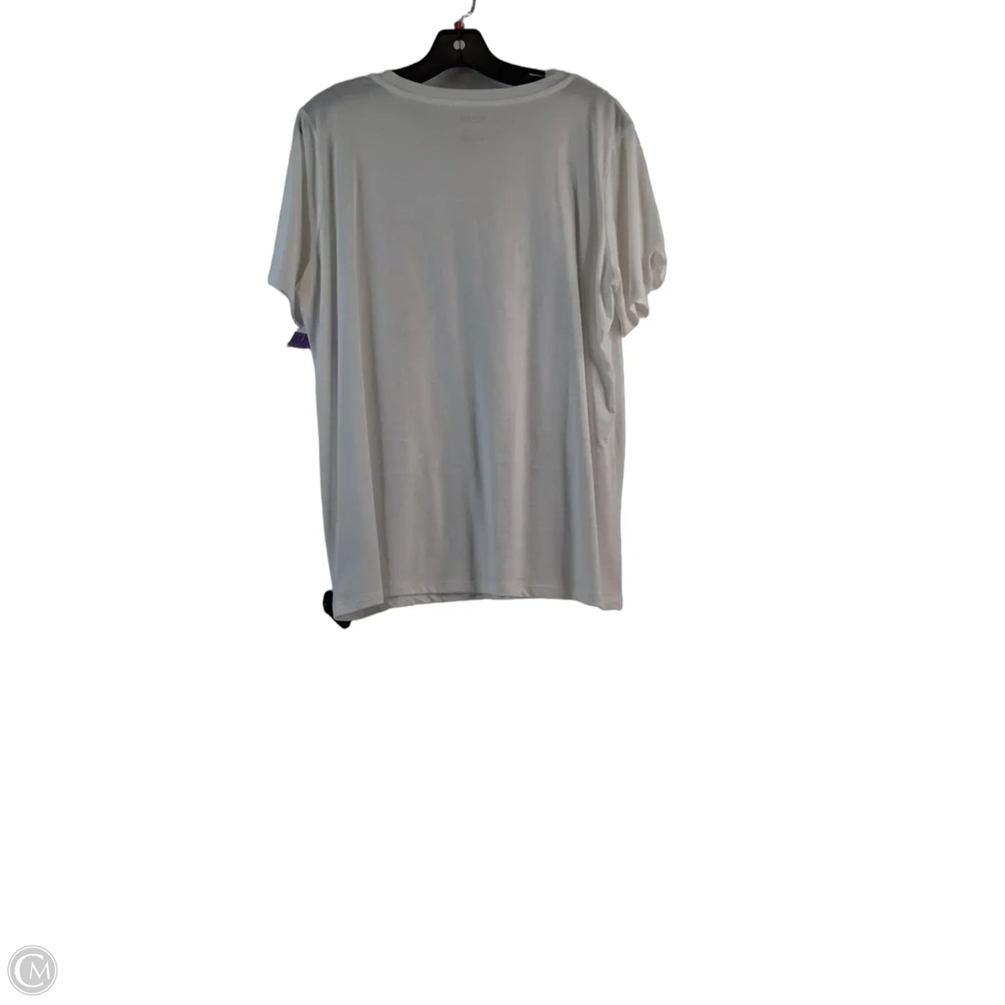 Top Short Sleeve Basic By Michael By Michael Kors In White, Size: L