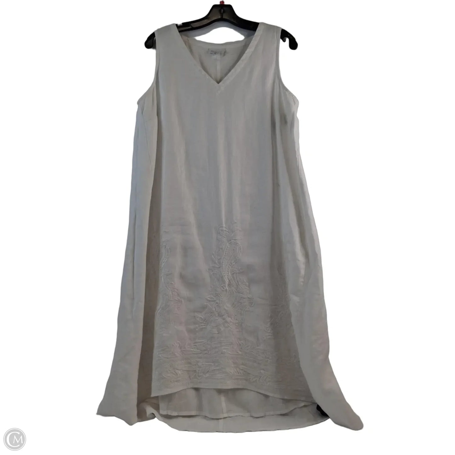 Dress Casual Midi By Pure Jill In White, Size: M