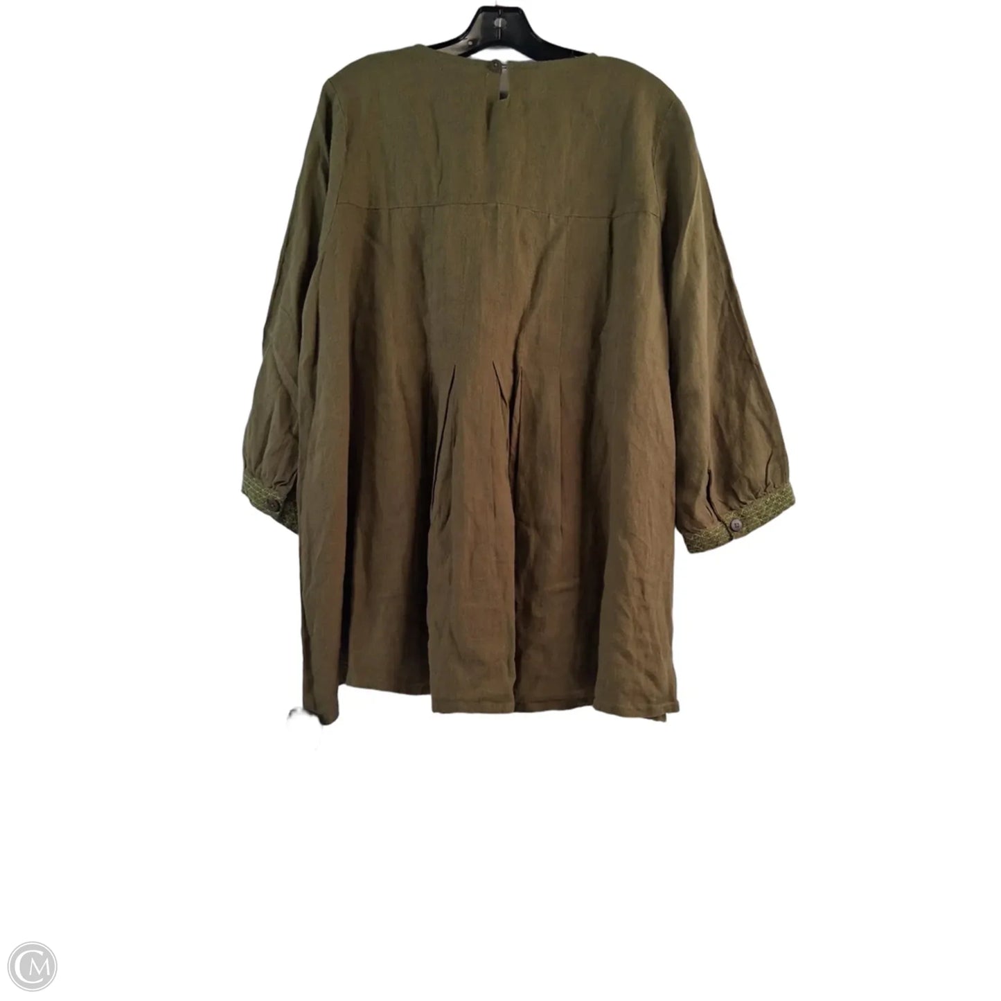 Top Long Sleeve By Clothes Mentor In Green, Size: L