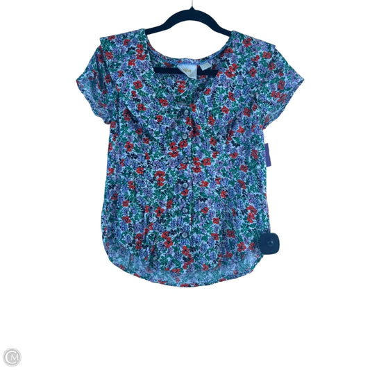 Top Short Sleeve By Maeve In Floral Print, Size: Xs