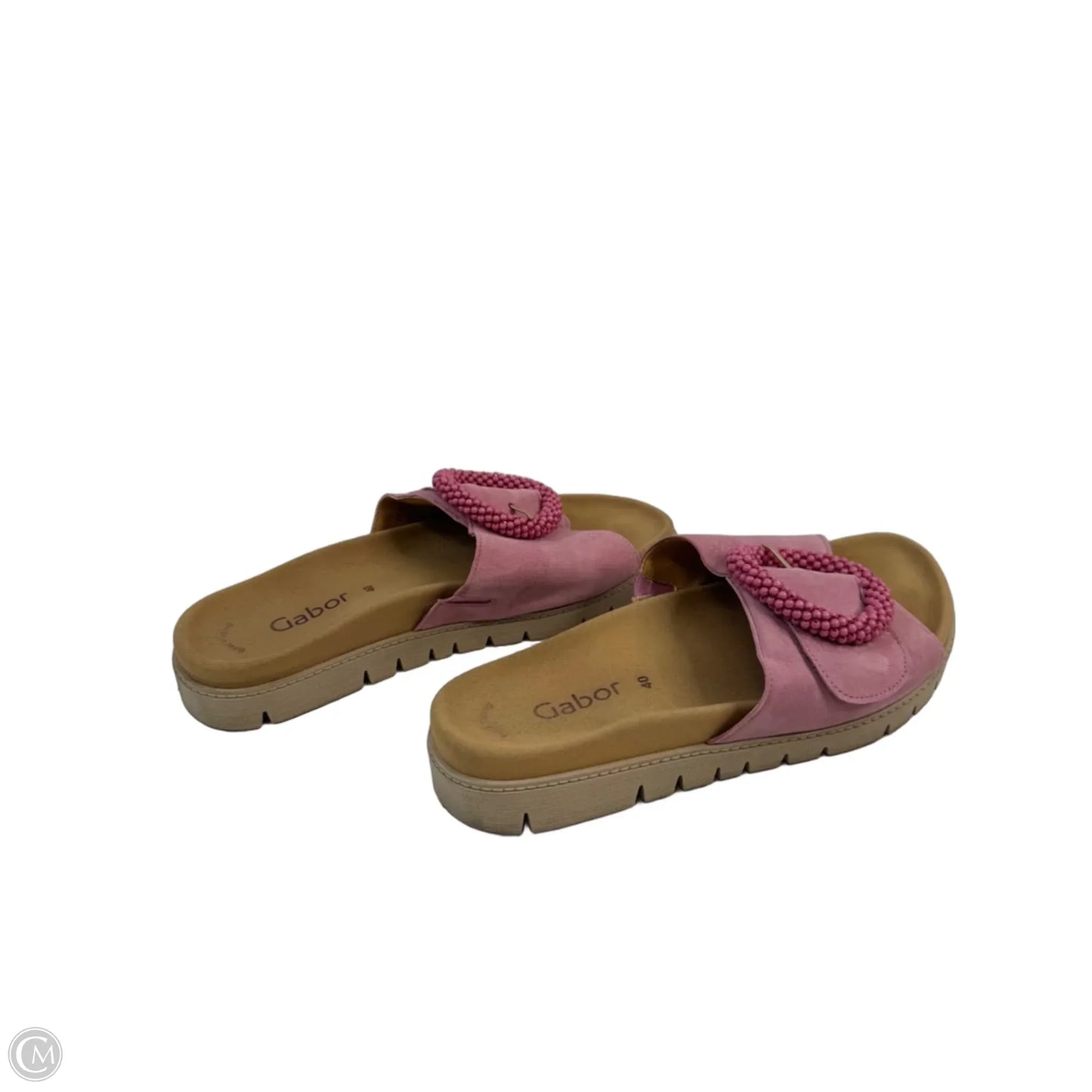 Sandals Flats By Clothes Mentor In Pink, Size: 9