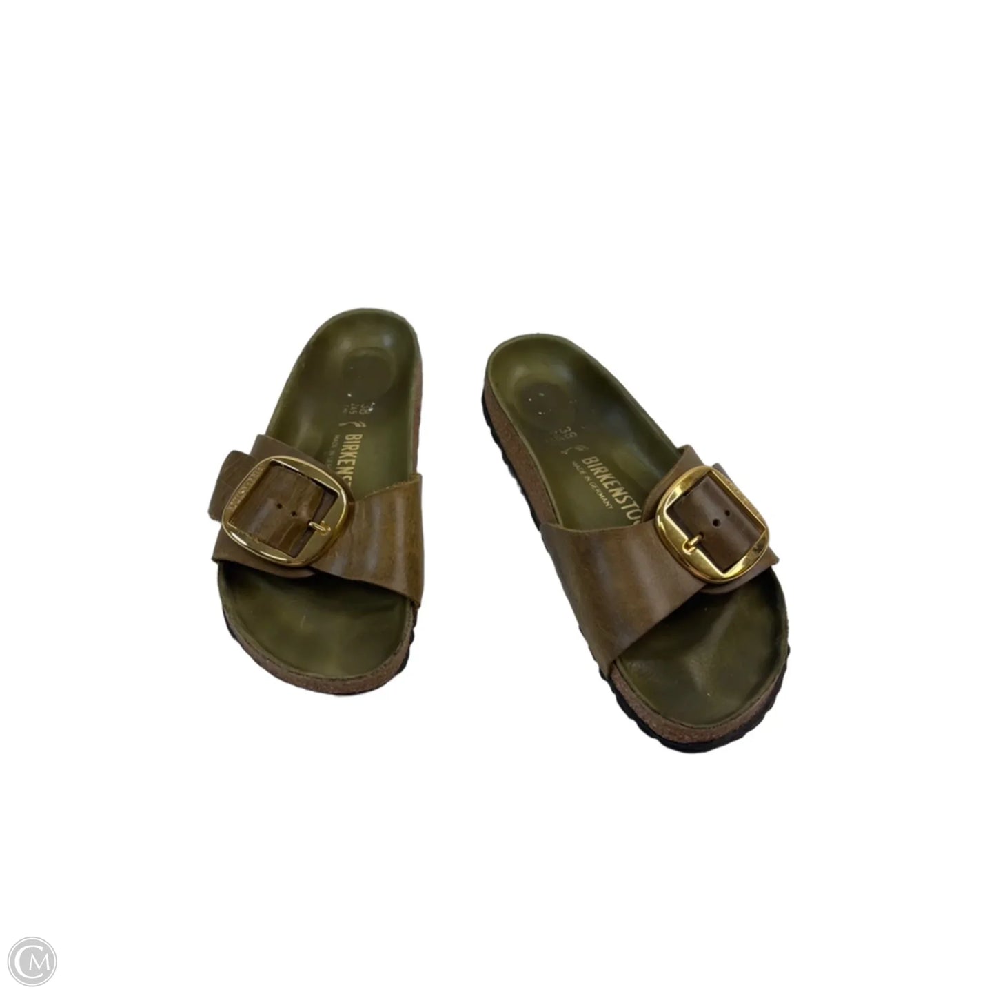 Sandals Flats By Birkenstock In Green, Size: 7