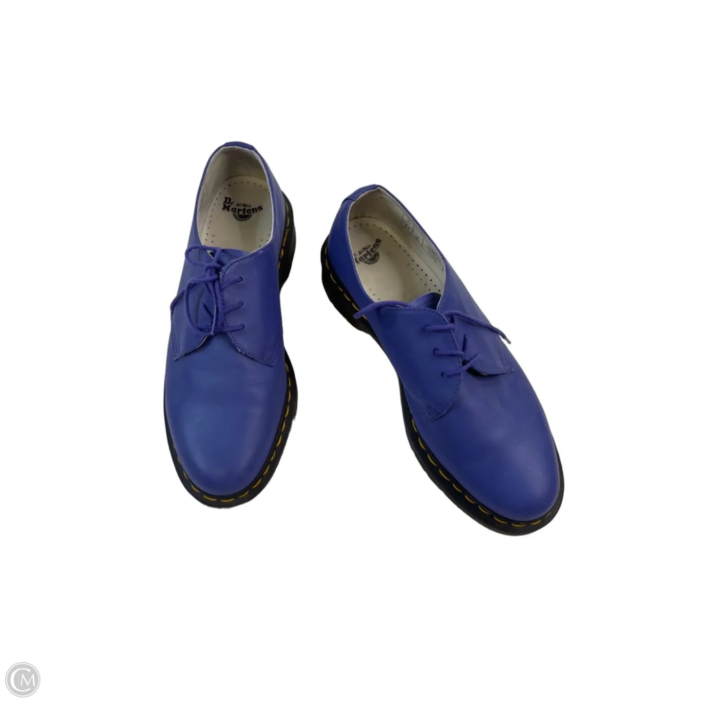 Shoes Flats By Dr Martens In Purple, Size: 9
