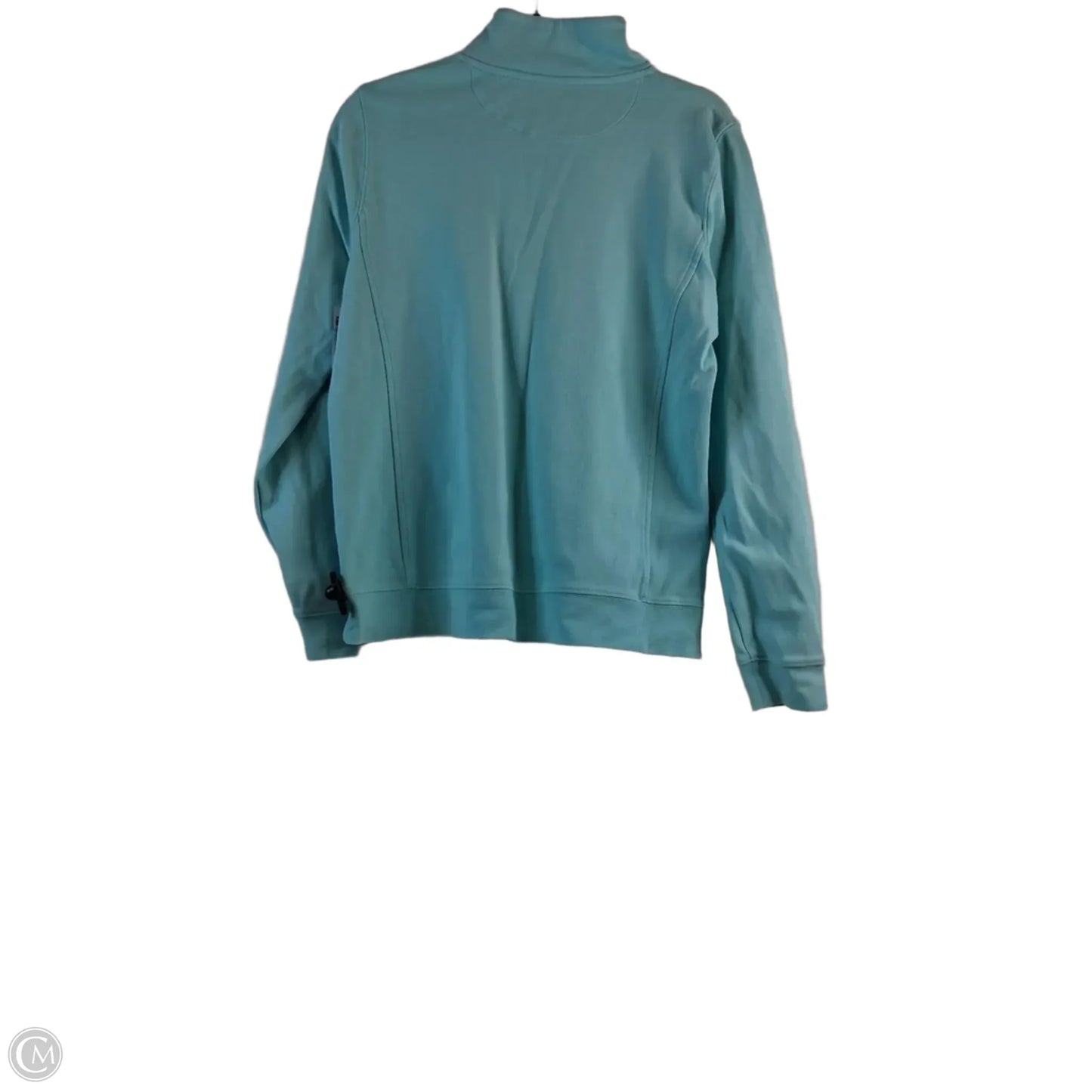 Sweatshirt Collar By Vineyard Vines In Aqua, Size: L