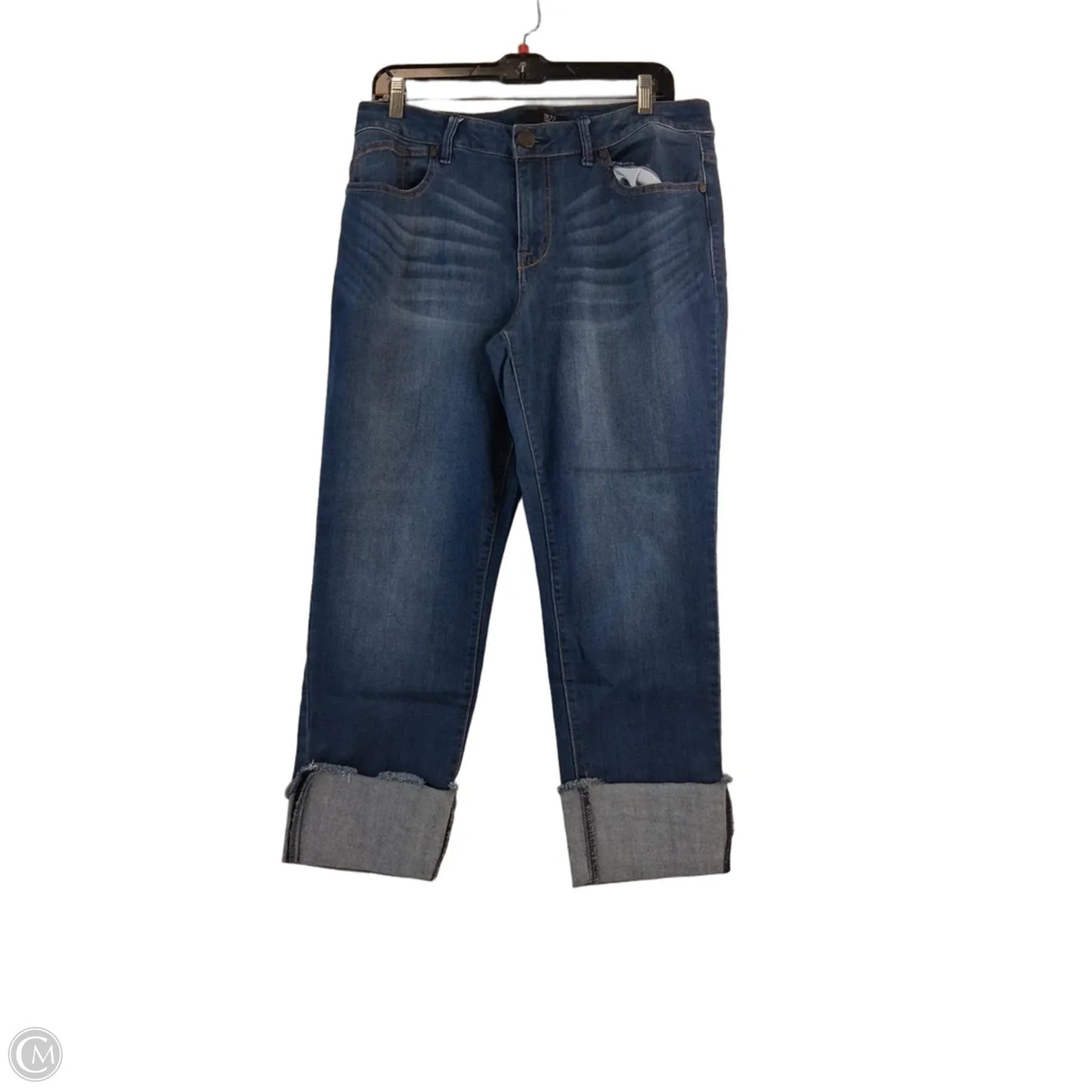 Jeans Straight By 1822 Denim In Blue Denim, Size: 14