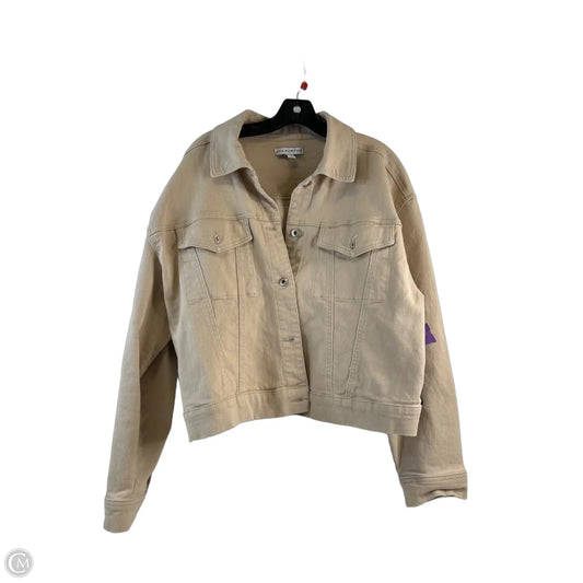 Jacket Denim By And Now This In Tan Denim, Size: L