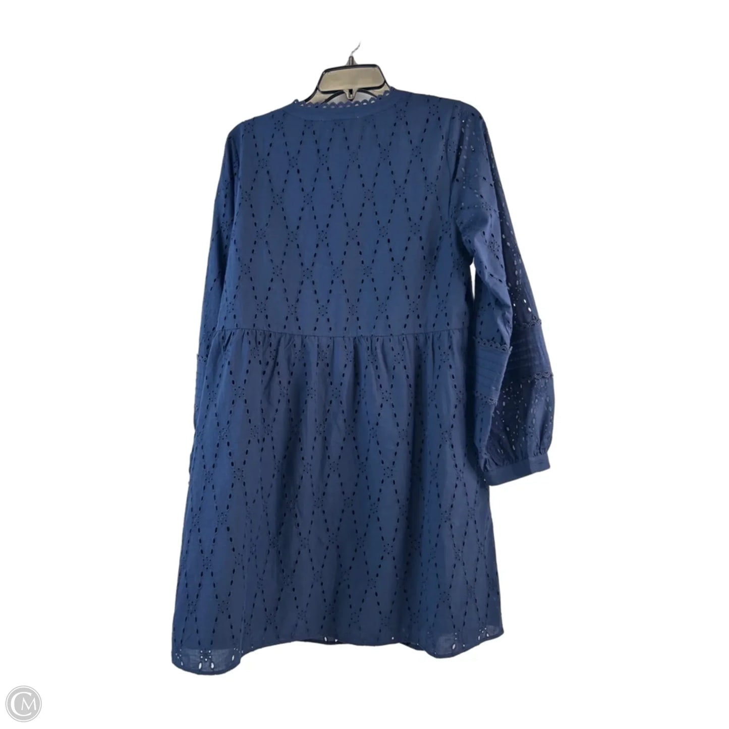 Dress Casual Midi By Loft In Navy, Size: M