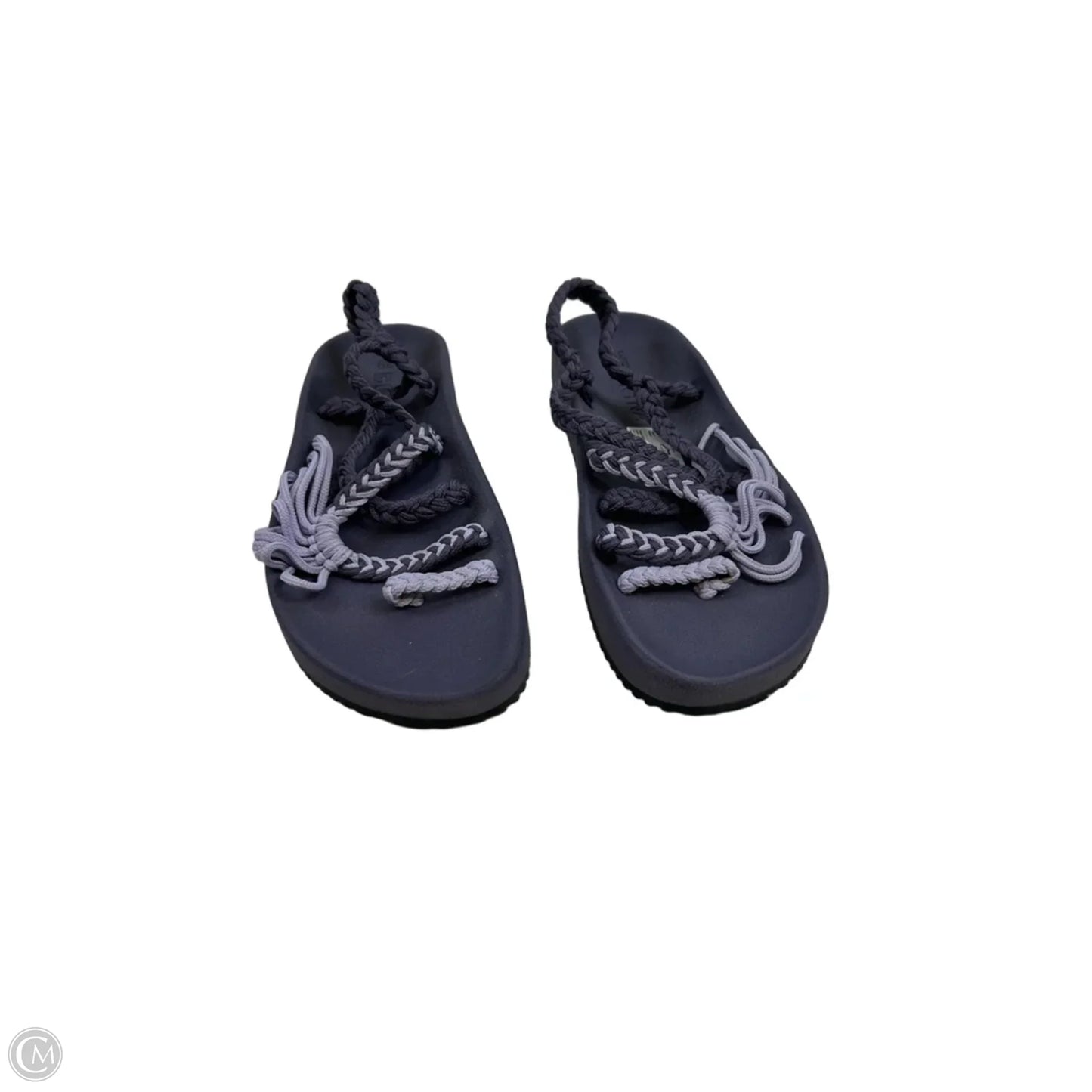 Sandals Flats By Clothes Mentor In Purple, Size: 8.5
