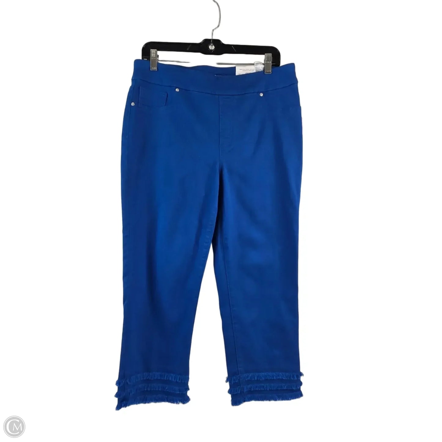 Pants Cropped By Chicos In Blue, Size: 8