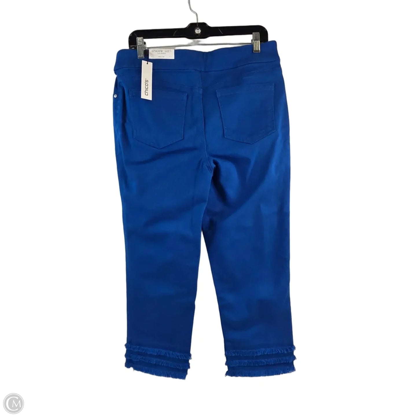 Pants Cropped By Chicos In Blue, Size: 8