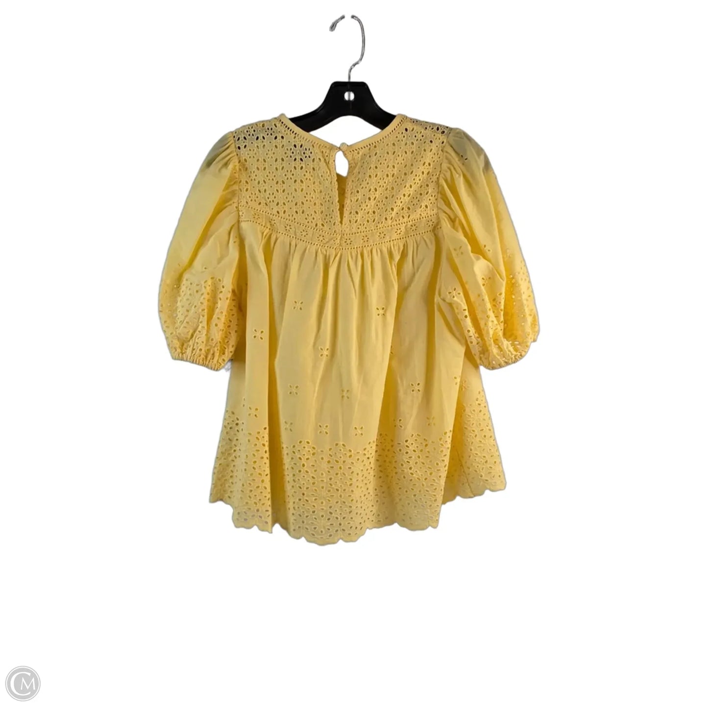 Top Short Sleeve By Industry In Yellow, Size: S