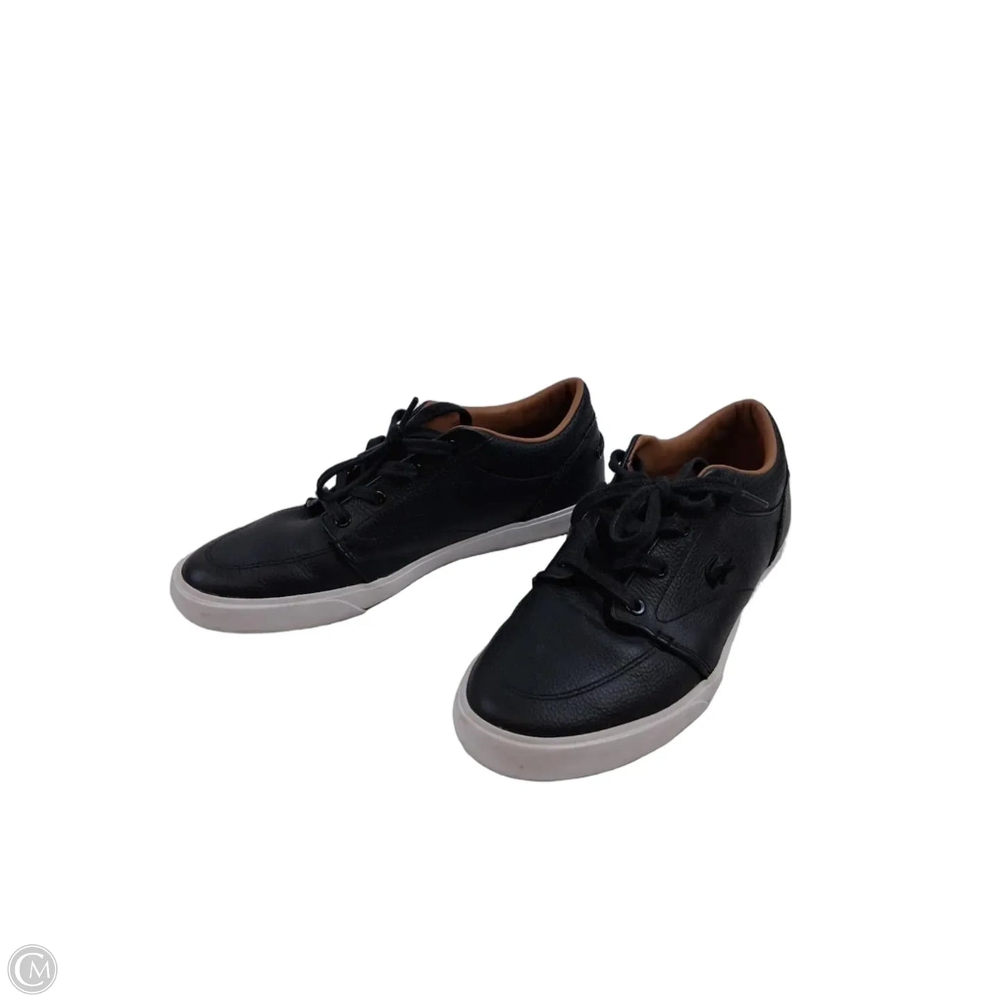 Shoes Sneakers By Lacoste In Black, Size: 7.5