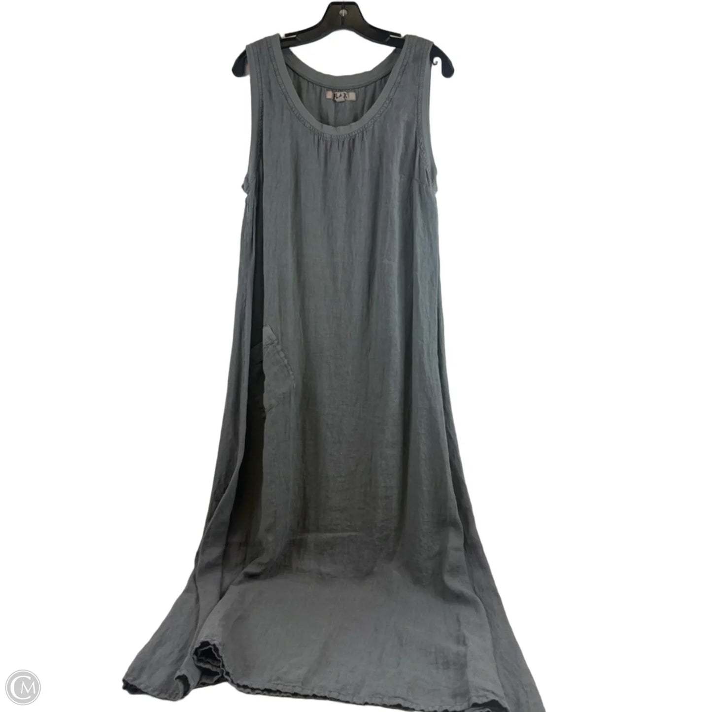 Dress Casual Maxi By Flax In Grey, Size: S