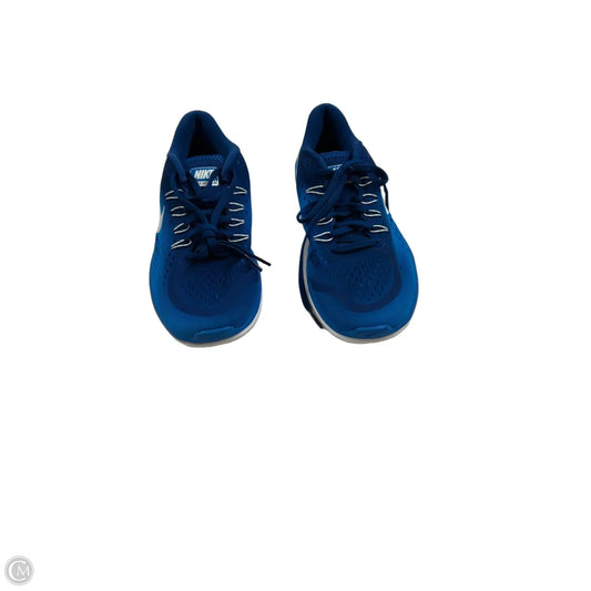 Shoes Sneakers By Nike In Blue & White, Size: 7.5
